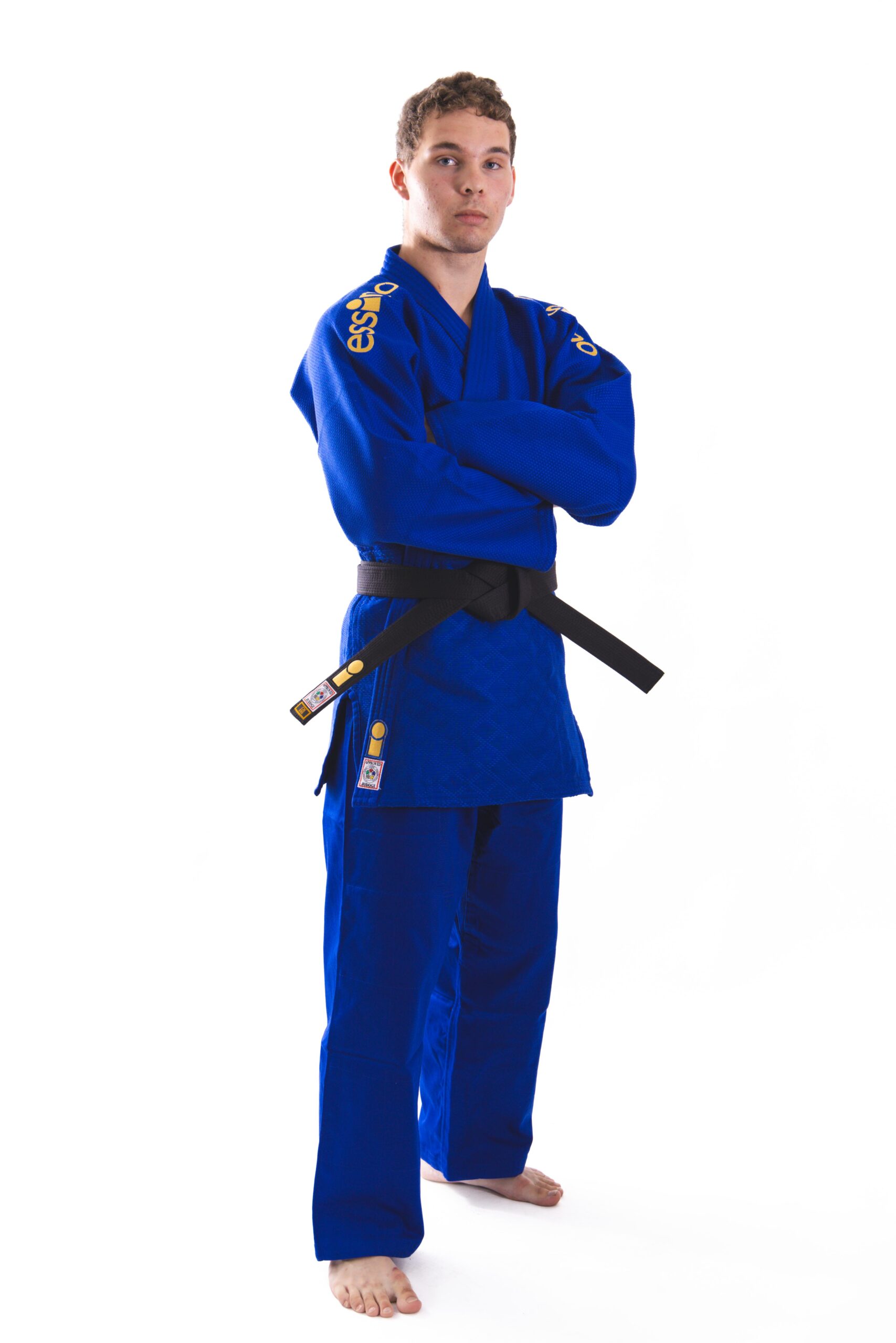 Essimo IJF Gold Judogi Blue - Set