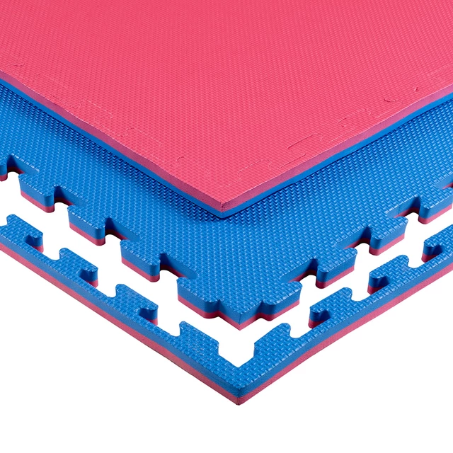 Judo Fighter Puzzle Tatami 100×100×4 cm – Red/Blue