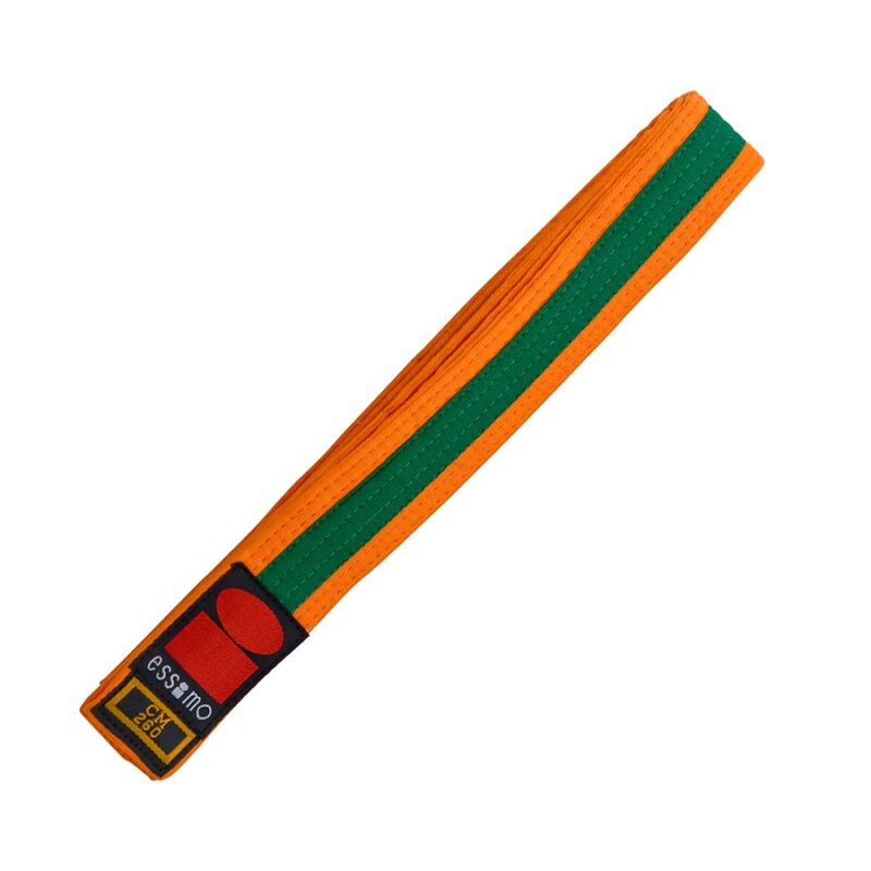 Essimo Judo Belt – Orange/Green