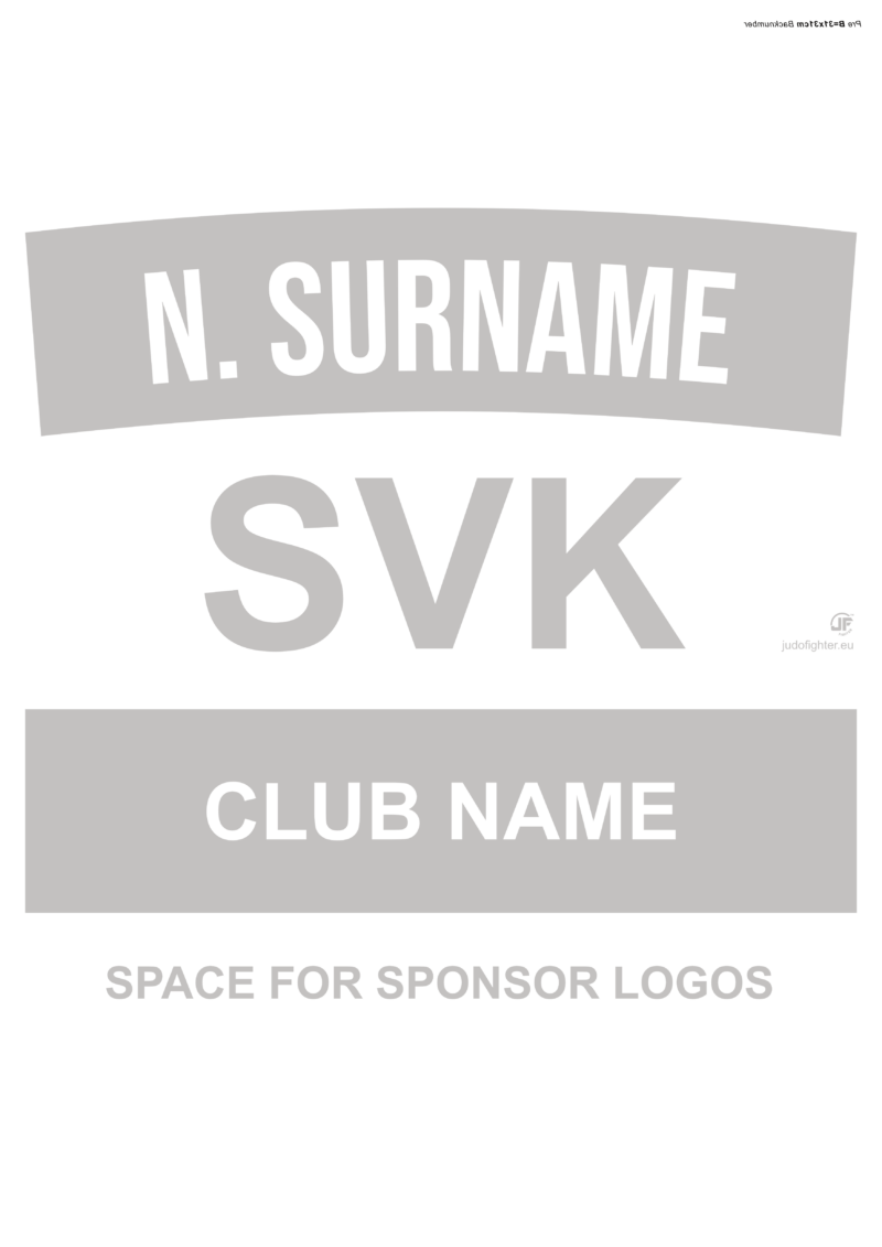 Custom Club Backnumber